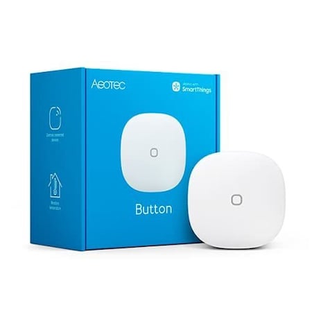 Aeotec SmartThings Button, Zigbee Remote Control, Works with Smart Home Hub GP-AEOBTNUS